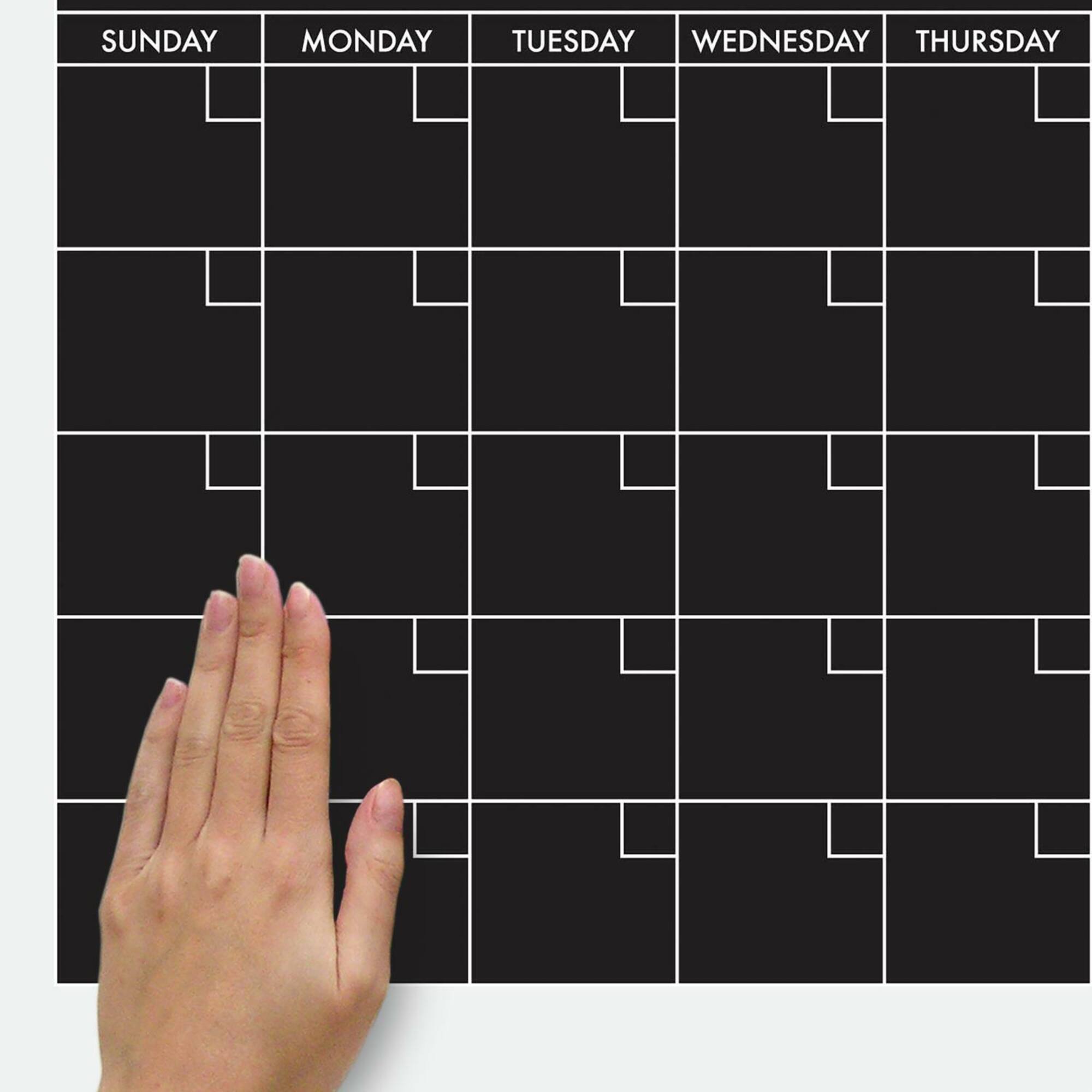 RoomMates Chalk Calendar Peel & Stick Giant Wall Decal